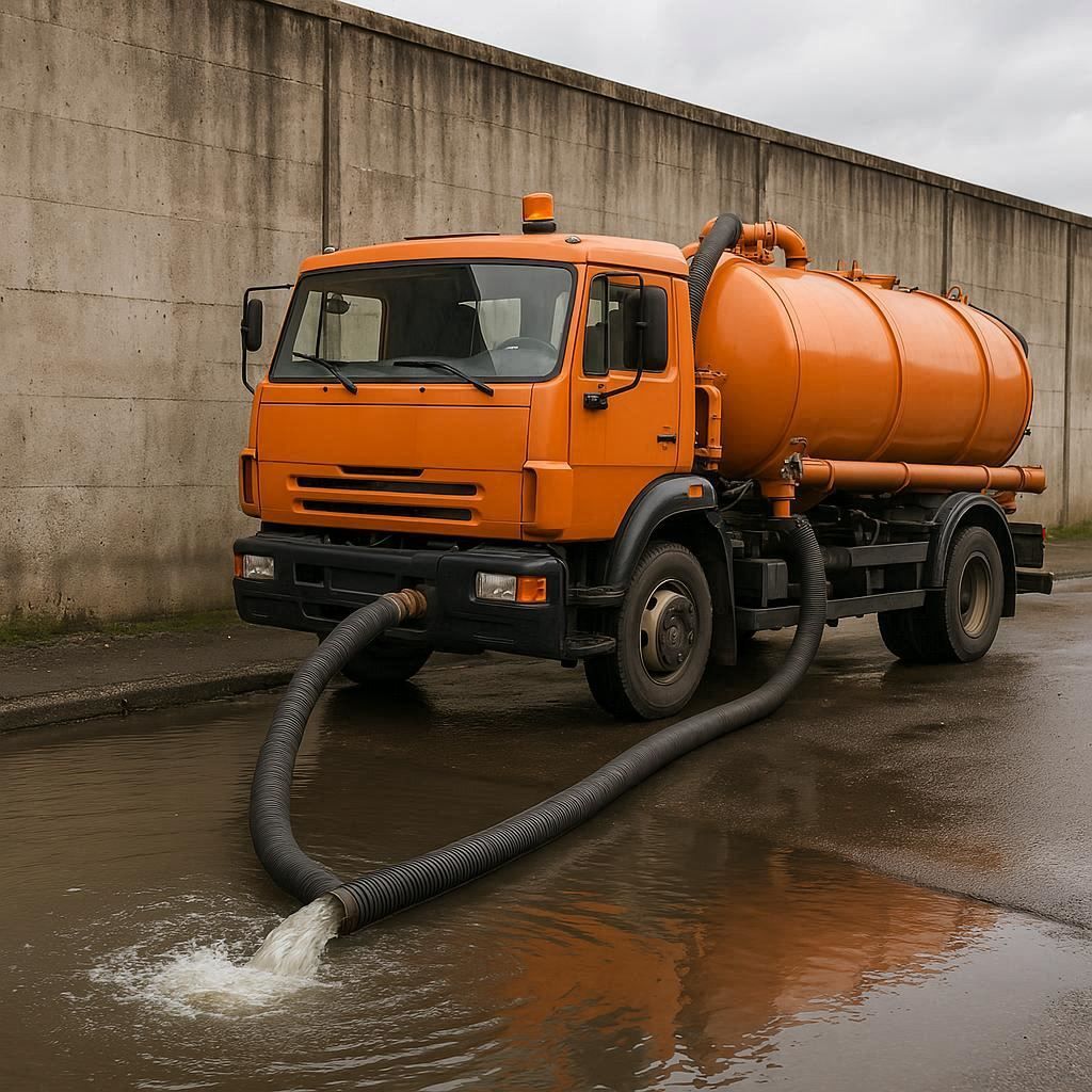 Откачка воды в Боровичах